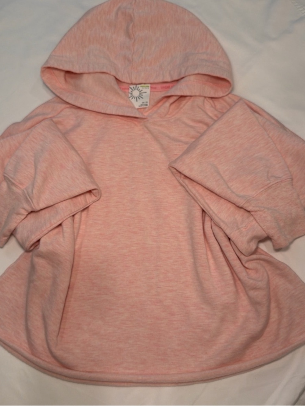 Pink lightweight cropped hoodie athleisure soft girl